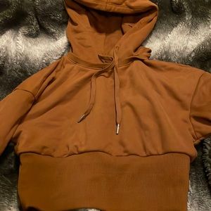 Brand new removable hood , crop hoodie sweatshirt